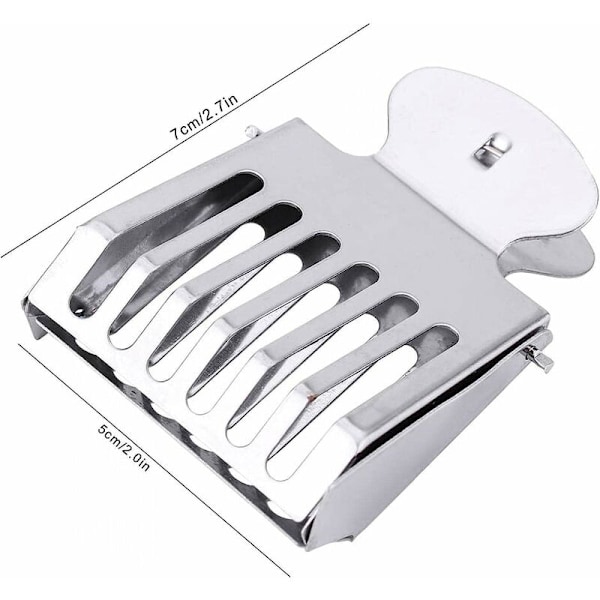 Biutrustning Bi Säker Rostfritt Stål Märkningsbur Bi Fångstklämma Biodling Gadget(1 Pack)