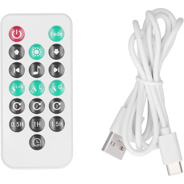 Stjärnprojektionslampa USB-driven sovrumsambientljusprojektor