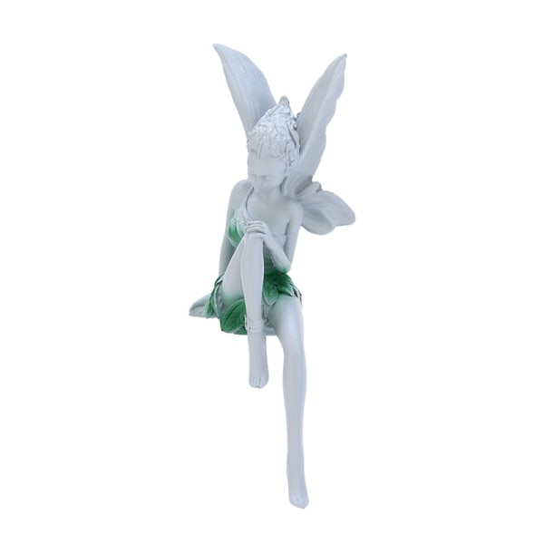 Fairy Staty Ängel Skulptur Ängel Pixie Craft Trädgårdsfigur Ho