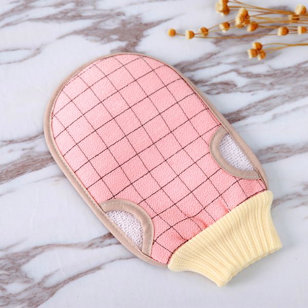 Exfolierande handskar, skrubbhandskar badhandskar, hög elasticitet, inte lätt att deformera