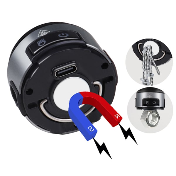 XPG+COB multifunktionsstrålkastare med magnetkrok kepsklämma lampa ca