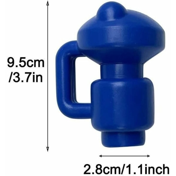 Suojapäätyhatut Trampoliini Päätyhatut 6 Kpl Pylväshatut Trampoliiniverkkotolppiin Ø 28 MM, Erityisen Vankat Säältä Suojatut Päätyhatut