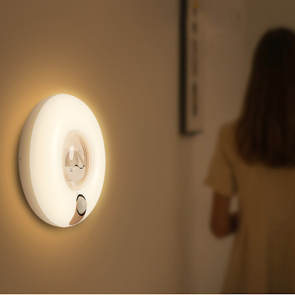 Sänglampa LED mjukt ljus ögonskydd litet nattljus i sovrummet