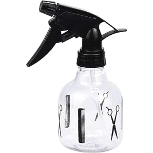 Sprayflaskor i plast, 250 ml sprayflaska med stor kapacitet för frisörsalong