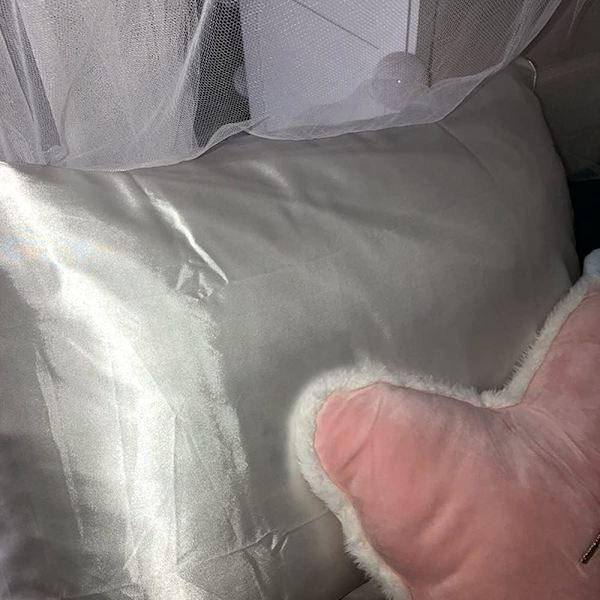 2 st Siden Satin Örngott Sängkläder Enkla Hushåll Smidig