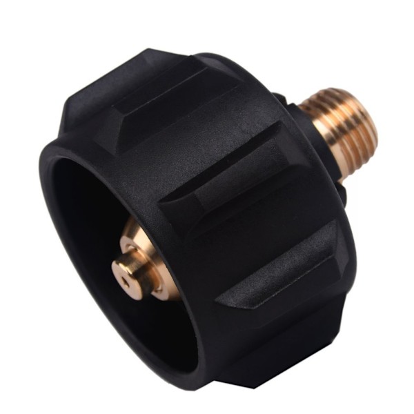 QCC1 Propangasadapter Gasregulator Ventilmontering med mutter och 1/4 tum hane