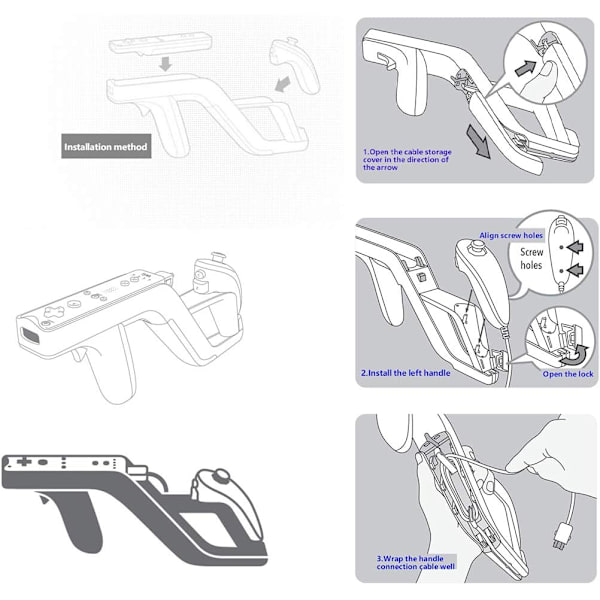 2-pack Racing rattar med handledsrem för Wii och Wii U