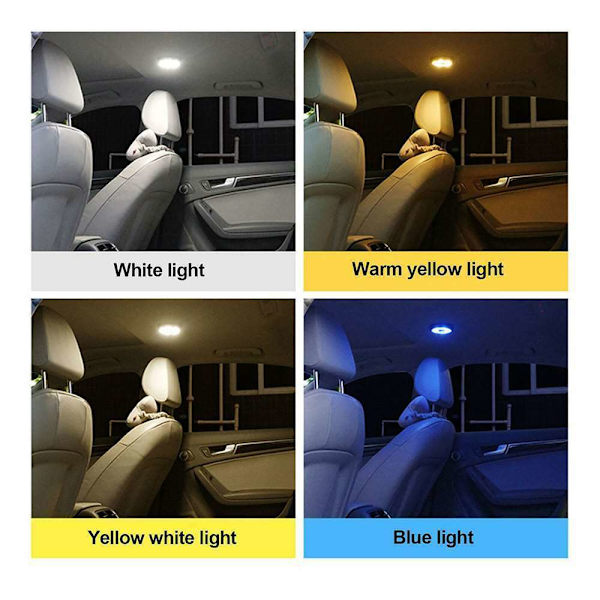 Bilens inre LED-ljusfordon kupol tak läsning bagageutrymme Li