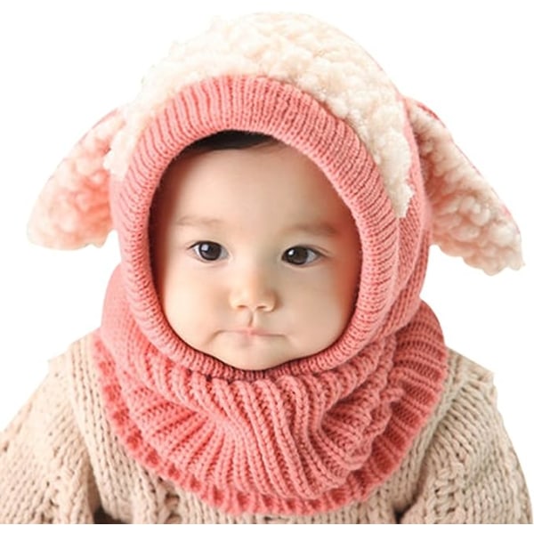 Korean talvipennun muotoinen yksiosainen baby lämmin huivi Bab