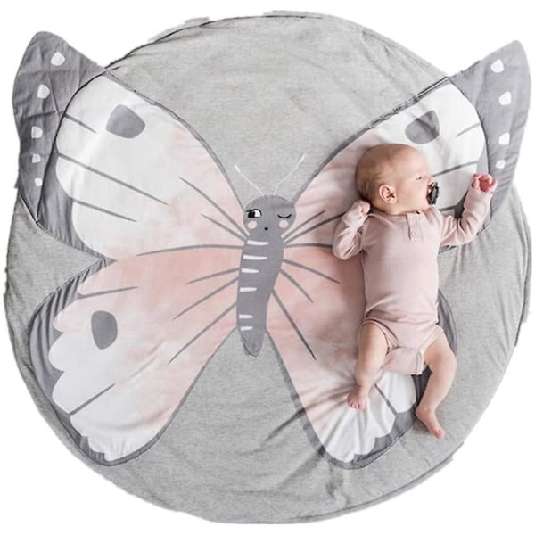 Baby kravle tæpper sommerfugl