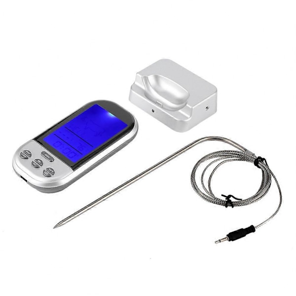 Digital Trådlös Sonda Matkötttermometer för Ugn BBQ Grill Kök