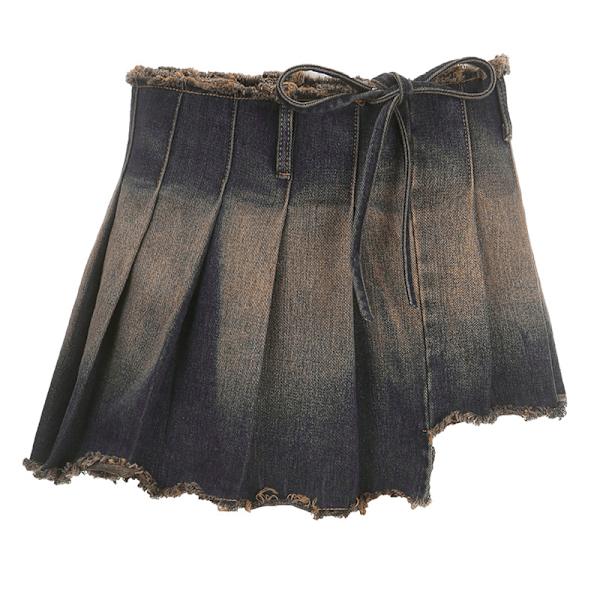 Kjol Kvinnor Mode Casual Tie-dyed