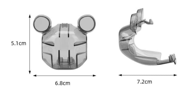 Mini 3 Pro Gimbal Skydd, Drönarkamera Skyddande Linsskydd, Transparent Co