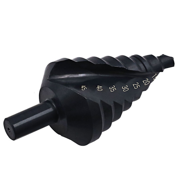Spiral Nitriding Multi-hole Cutter Step Drill Bit 10mm-45mm Total