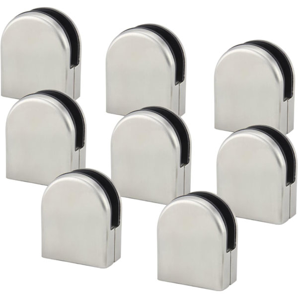 5 st (8-10mm) Glasklämma Glasklämma 304 Rostfritt Stål Klämma Klämma Cl