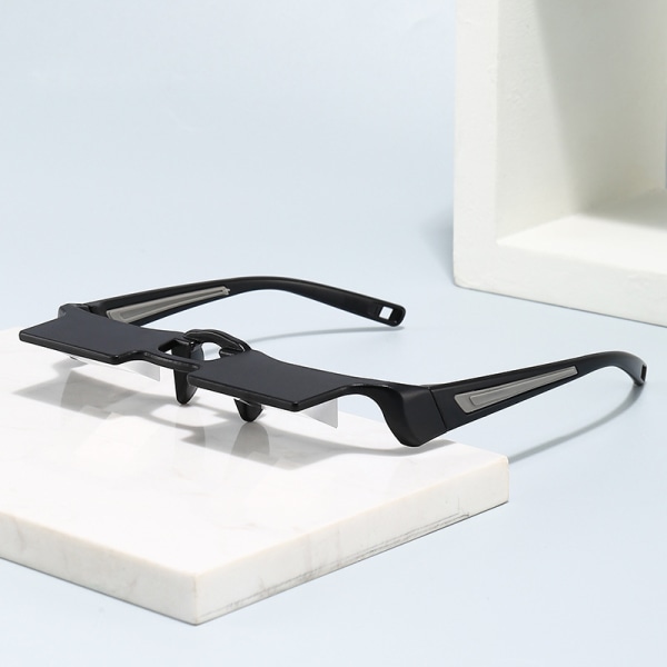 Ultralätt Lazy Glasögon Spegel Liggande Tittar på TV Läser Horisont