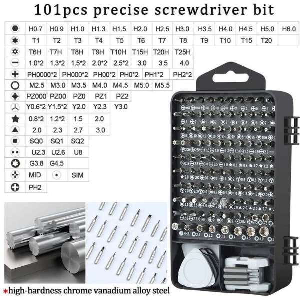 Precision bit Set, Portable Repair Kit för Dator/Laptop/iPhone
