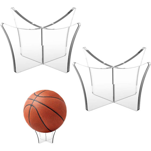 2 stycken Basketställningshållare Fotbollsställning Ball Display Stand