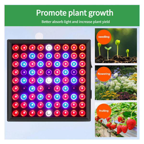 LED-odlingslampa - Odla friska växter inomhus - Hort