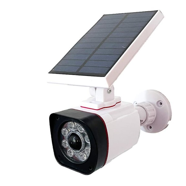 Solar Sensor Garden Lights Simulation Surveillance Camera Street