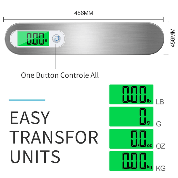 Matkalaukkuvaaka Tarkkuus matkatavaroiden painovaaka Kannettava puku