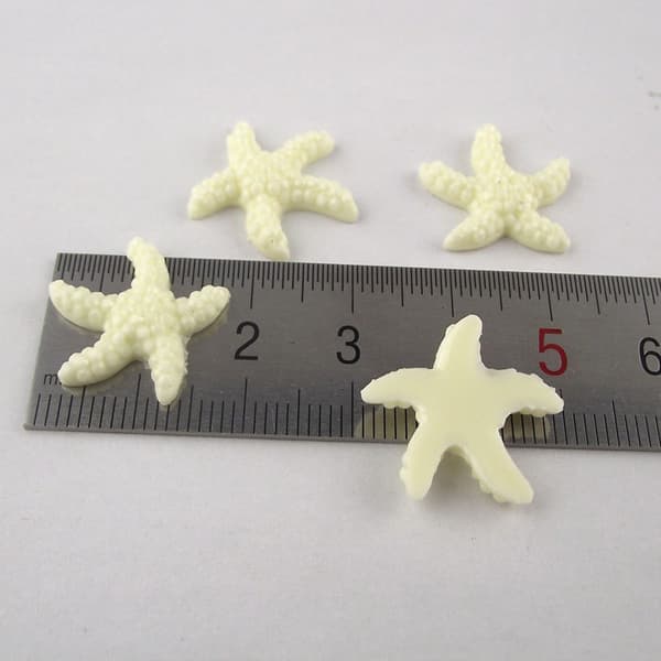 10 stk. Mini søstjernefigur sæt, Miniature søstjerne havdyr figurer, Mini