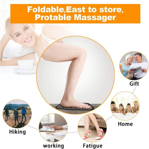 Sähköinen jalkahierontalaite, sähköinen jalkahierontalaite, Smart Foot Massag
