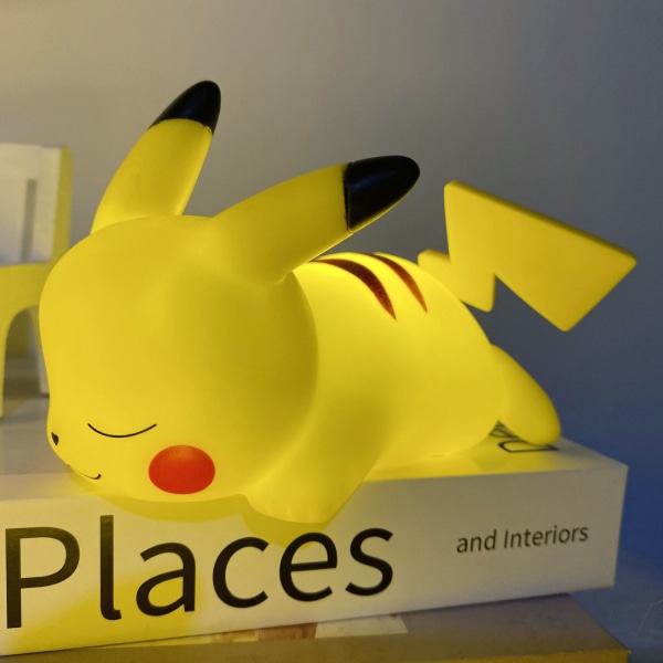 1 paket Pikachu nattlampor Söta sängprydnader Barn