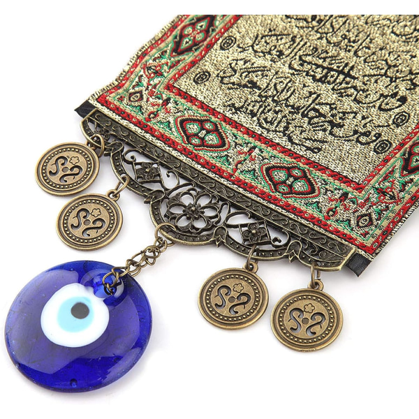 Väggdekor, islamisk koranamulett Vägghängande matta för hem för