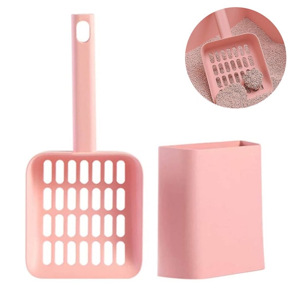 Cat Litter Scoop With Holder Pet Sifter Garbage Cleaning Deep Sho