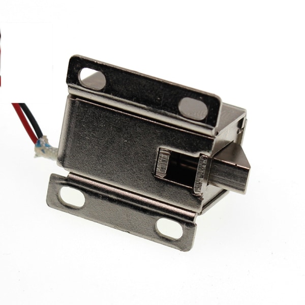 1 st Mini Låddörr Tunga Ner Elektrisk Lås Montering Solenoid