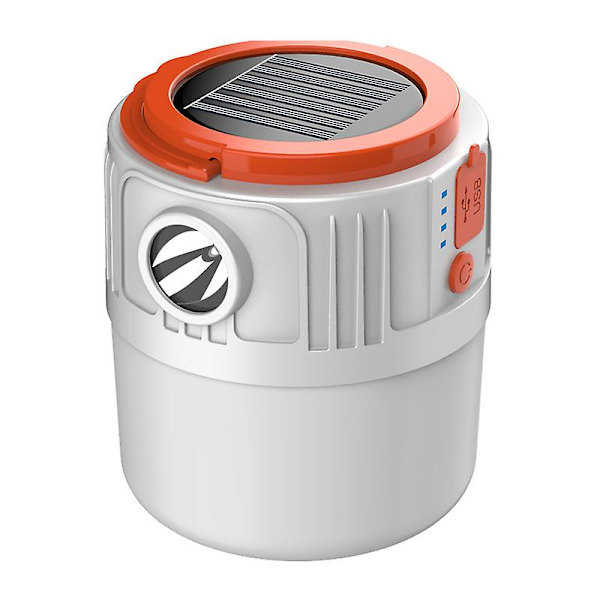 Utomhus solcampinglampor LED fjärrkontroll USB-laddning