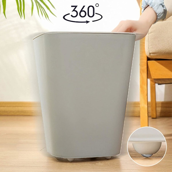 16 st självhäftande svängbara hjul, universella 360 graders rotationsöverföringskulhjul, plast