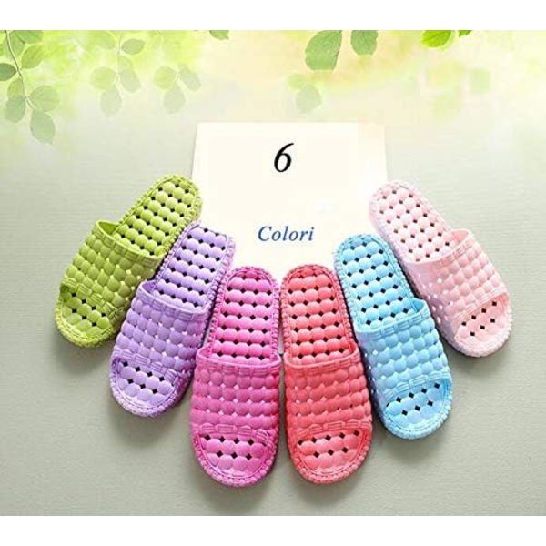 Tofflor Dam Badrum Inomhus Dusch Solid Fäste Sandal Swi