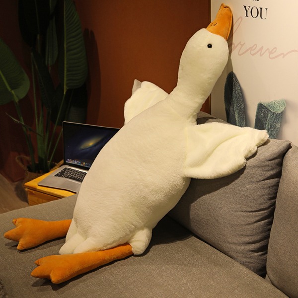 Simulerad gosedjur Big White Goose Doll Long Band Pillow Co