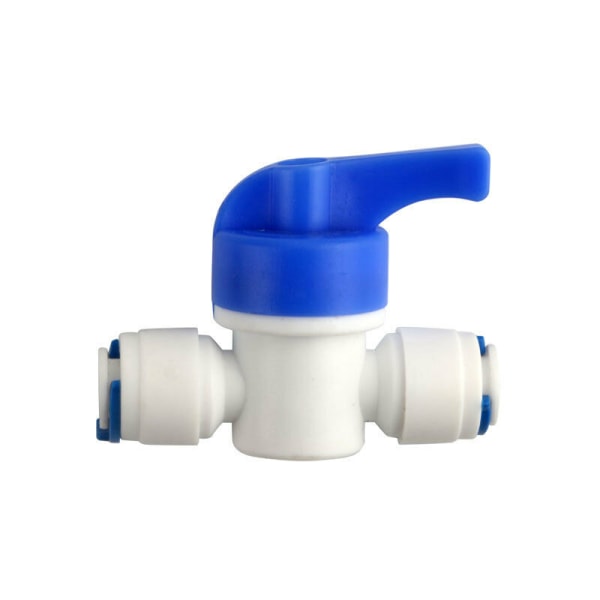 Vatten 4-pack Inline-kranventiler för 1/4 LDPE Kylskåp Frys Omvänt Osmosfilter System