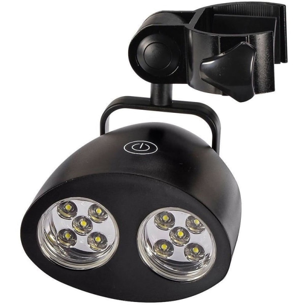 BBQ-lys, 360° roterende BBQ-lys med 10 superlyse LED-lys