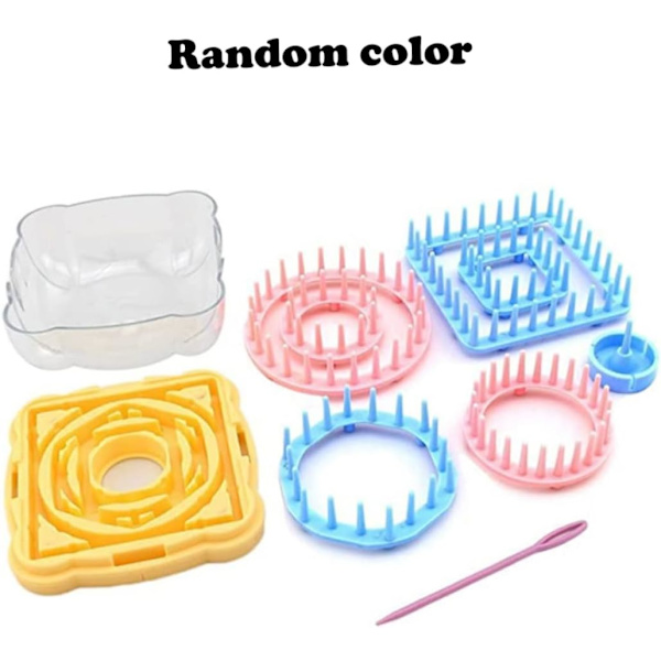 Stickningsmaskin Kit, DIY Stickningsapparat Garn Garn Stickningsmaskin Verktygssats