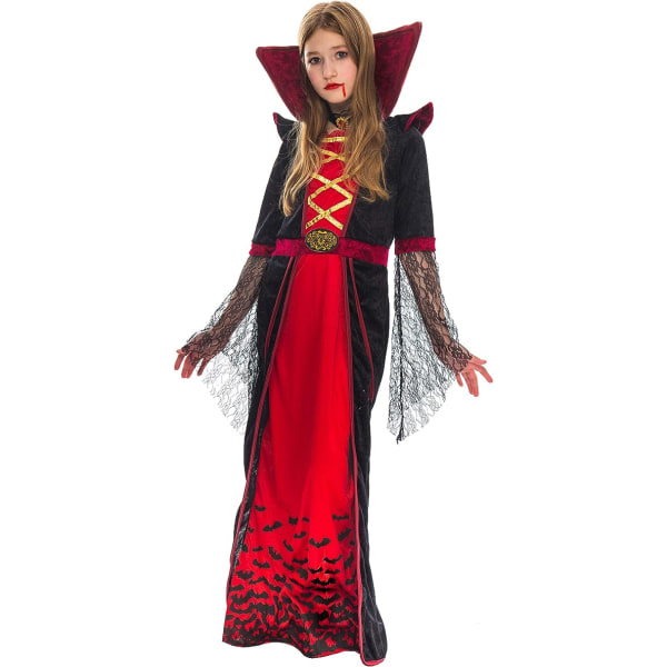Naisten Royal Vampire -mekko Deluxe set Victoria Gothic Halloween