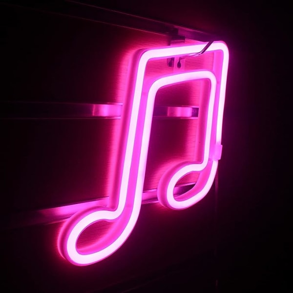 Ett stycke musiknotformad LED Neonskylt LED Neonskyltvägg Ne