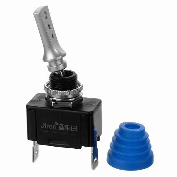 12V/40A 24V/20A Vippbrytare PÅ/AV Häxtryckknapp med Gummib