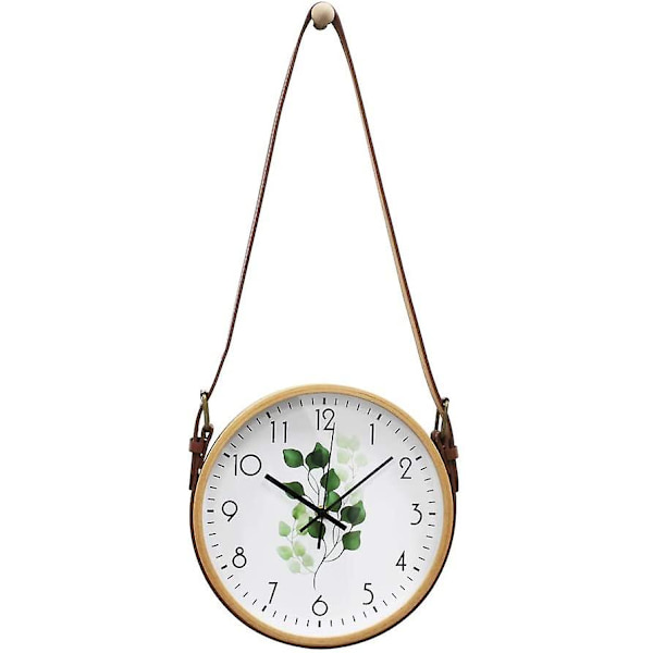 10 tum träväggklockor tyst vardagsrum kök modern design