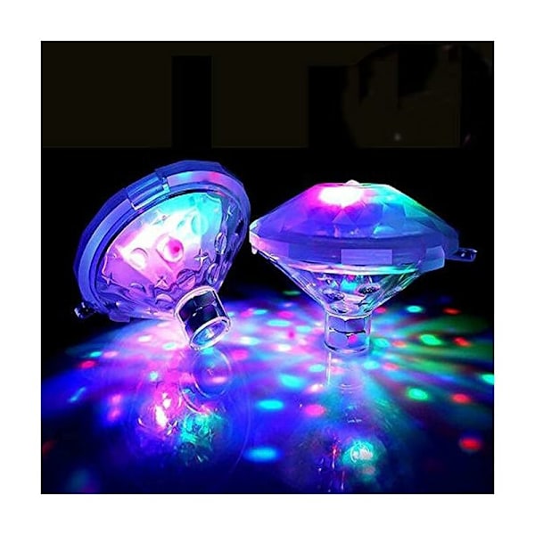 Vattentät flytande lampa LED Disco Multi Color Blinkande Bad Damm