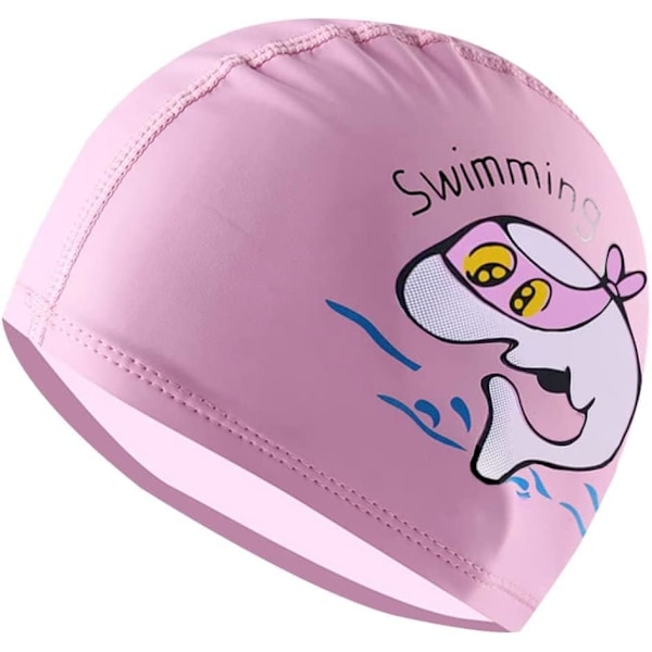 Swimming Cap Cartoon Cute Children Swimming Cap Long and Short Hair Elastic