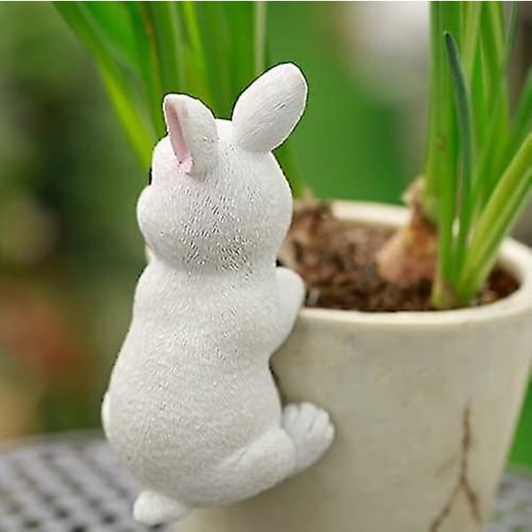 Rabbit Statues Garden Decor, Fairy Garden Accessories, Miniature