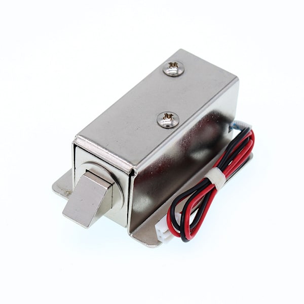 Mini magnetisk lås DC 12V elektromagnetisk smal design skåp D