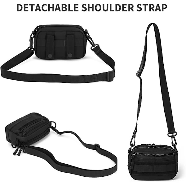 Liten Molle-väska Taktisk Utility Pouch Edc Extra Väska Militär