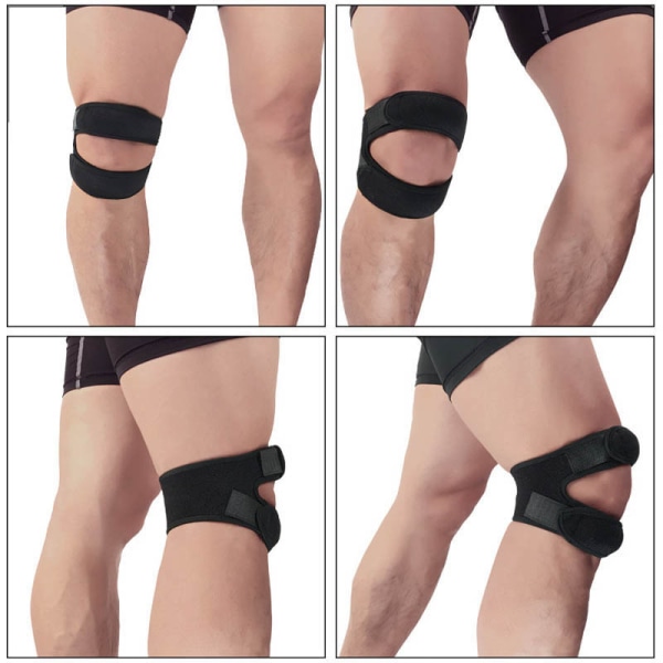 Patellar Tendon Support Strap 2 Pack, Knee Pain Relief And Patella Tendon Strap For Men&women