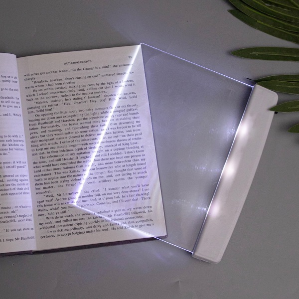 Book Light Page Book Light for lesing i sengen om natten Klar LED