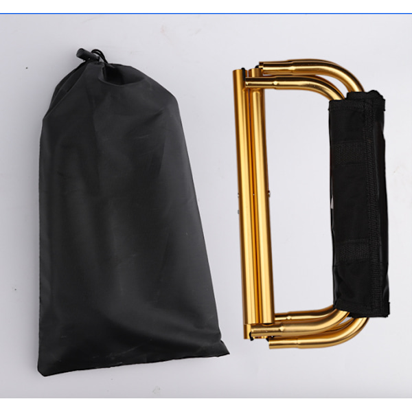 Mini hopfällbar bärbar stol med påse, ultralätt kompakt aluminium w